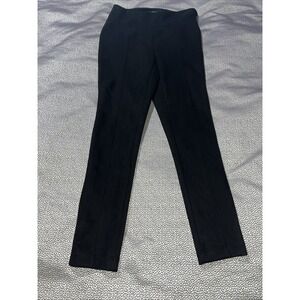 Andrew Marc Black Faux Suede Pull On Pants Legging Womens Small